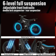 RIDING TIME’S GT73 Electric Dirt Bike for Adults