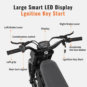 RIDING TIME’S GT73 Electric Dirt Bike for Adults
