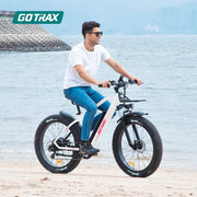 Gotrax EBE5 26" Fat Tire Electric Bike | All-Terrain Explorer 80KM Max Range (🔥Summer Sale)